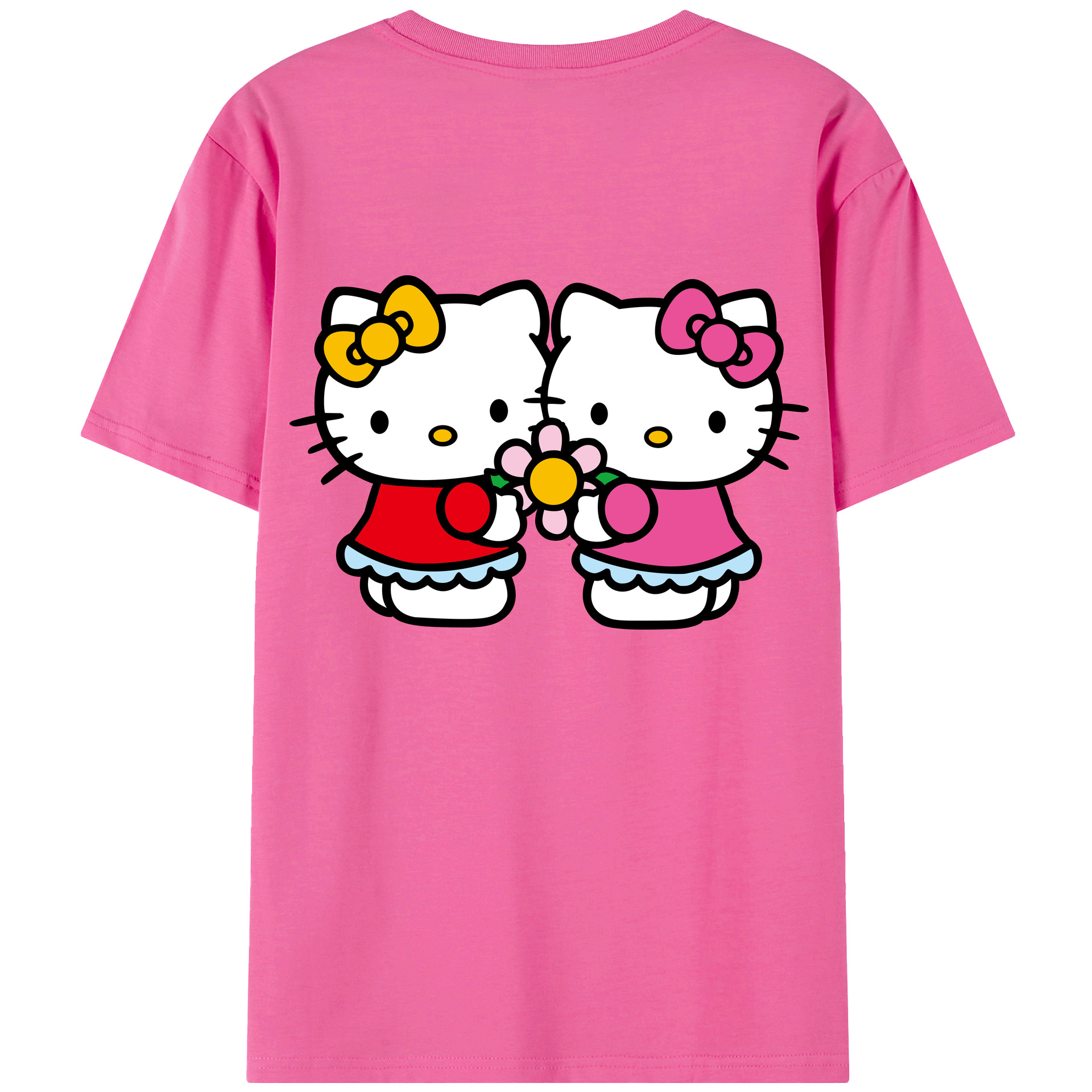 （画像用） Hello Kitty ハローキティ レディース半袖Tシャツ(バックプリント)
